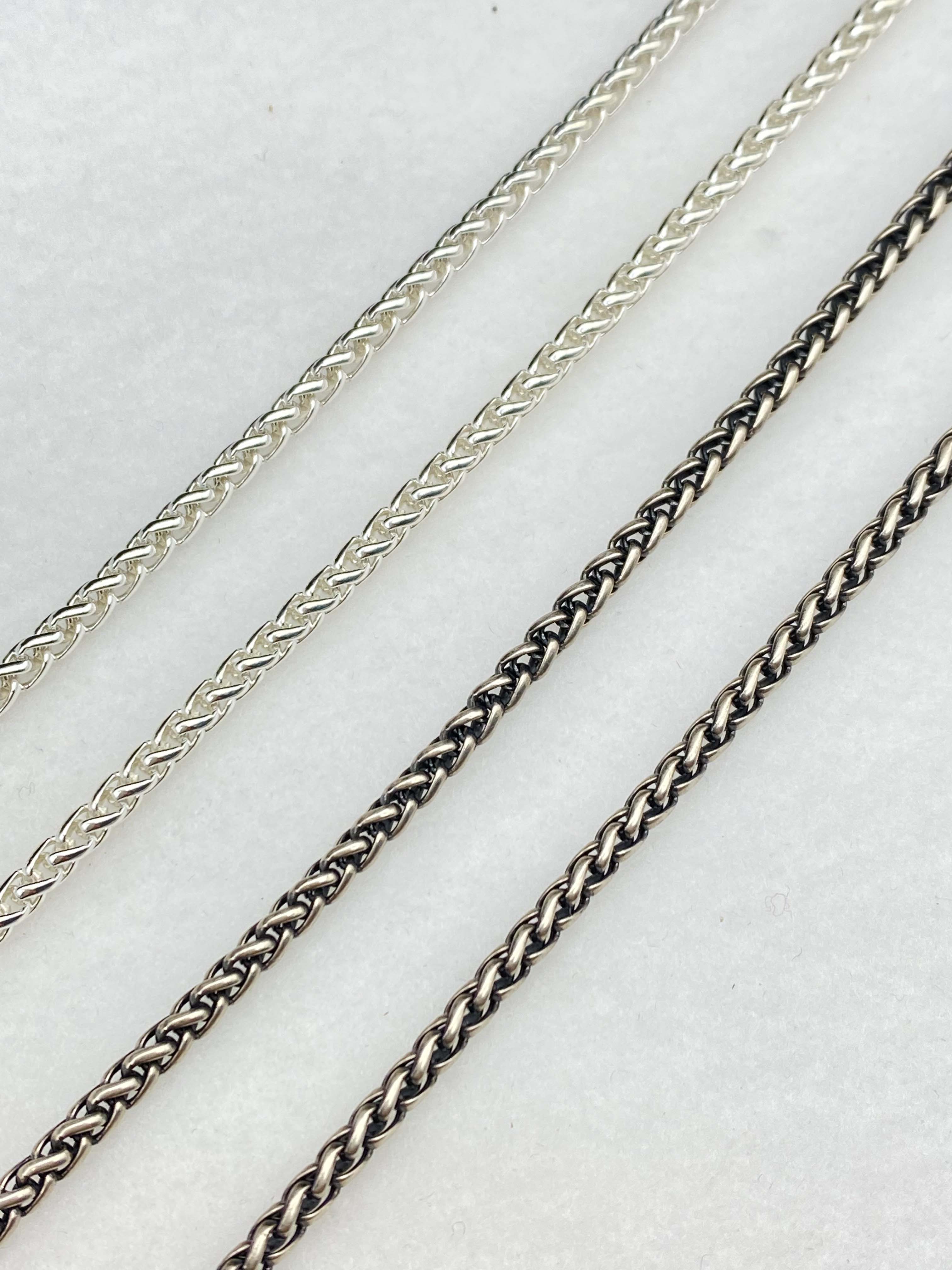 3mm Silver Chain Mens Chain Sterling 925 Chain