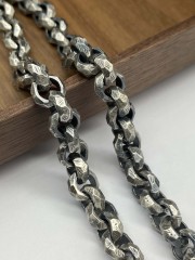 9mm,12mm Silver Chain Mens Chain Sterling 925 Chain