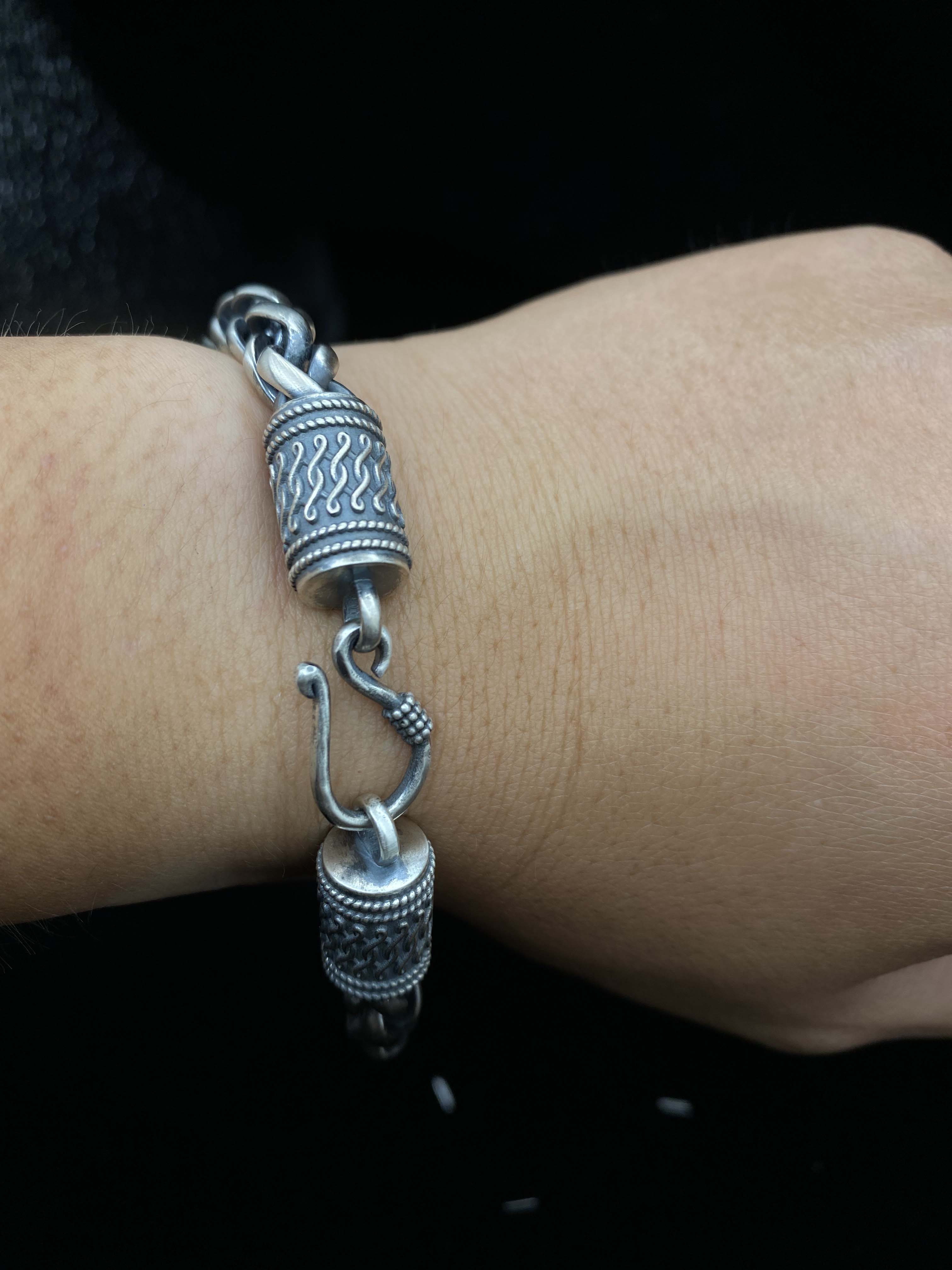 8mm Bracelet chain 925 Sterling Silver