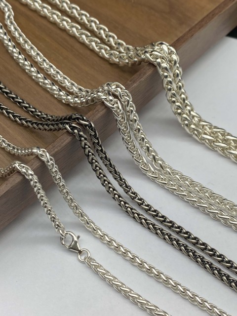 3mm,4mm,5mm Silver Chain Mens Chain Sterling 925 Chain