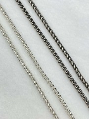 3mm,4mm,5mm Silver Chain Mens Chain Sterling 925 Chain