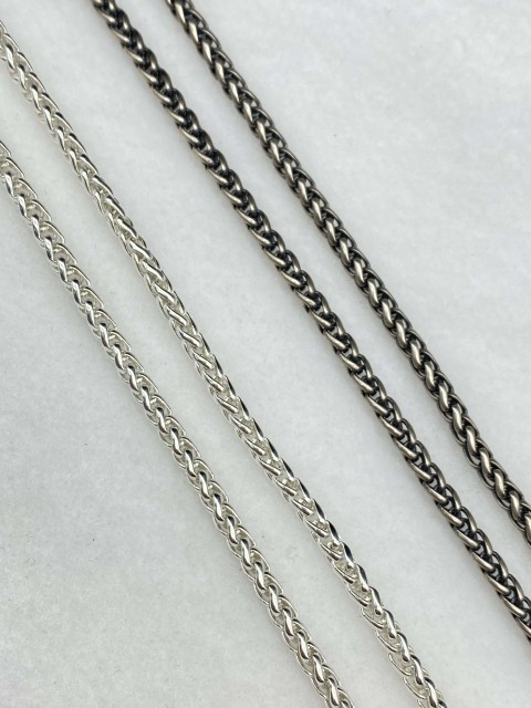 3mm,4mm,5mm Silver Chain Mens Chain Sterling 925 Chain