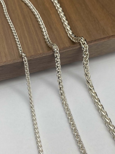 3mm,4mm,5mm Silver Chain Mens Chain Sterling 925 Chain