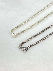 3mm,4mm,5mm Silver Chain Mens Chain Sterling 925 Chain
