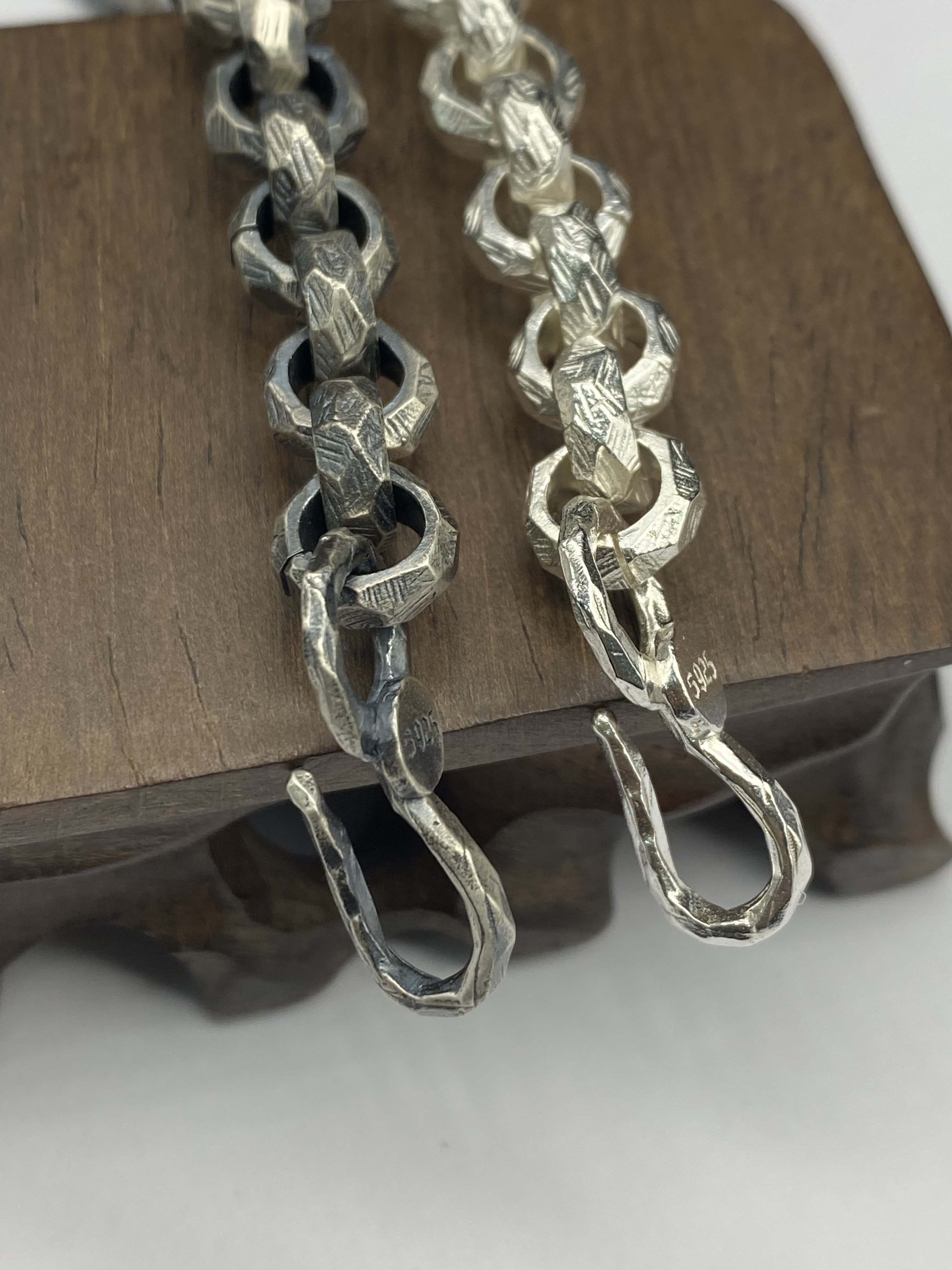 9mm,12mm Silver Chain Mens Chain Sterling 925 Chain