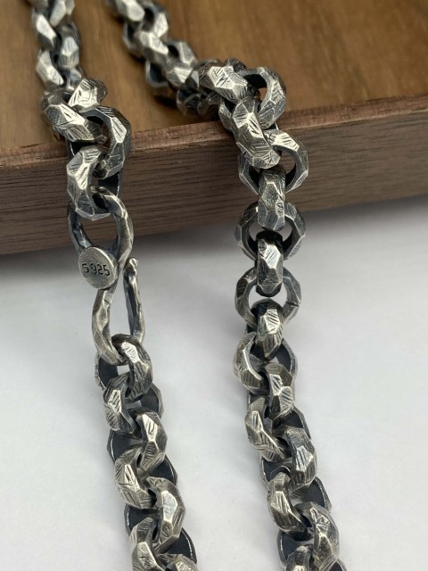 9mm,12mm Silver Chain Mens Chain Sterling 925 Chain