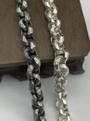 9mm,12mm Silver Chain Mens Chain Sterling 925 Chain