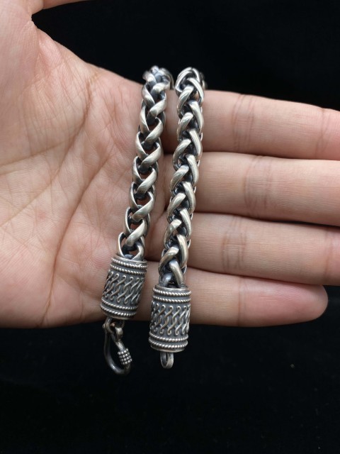 8mm Bracelet chain 925 Sterling Silver