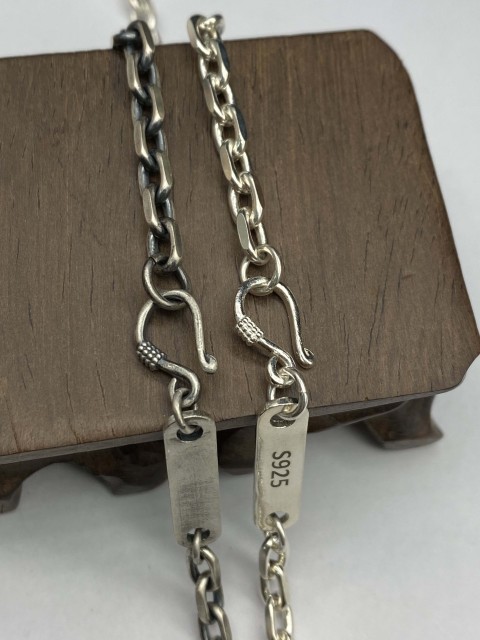 6mm Silver Chain Mens Chain Sterling 925 Chain