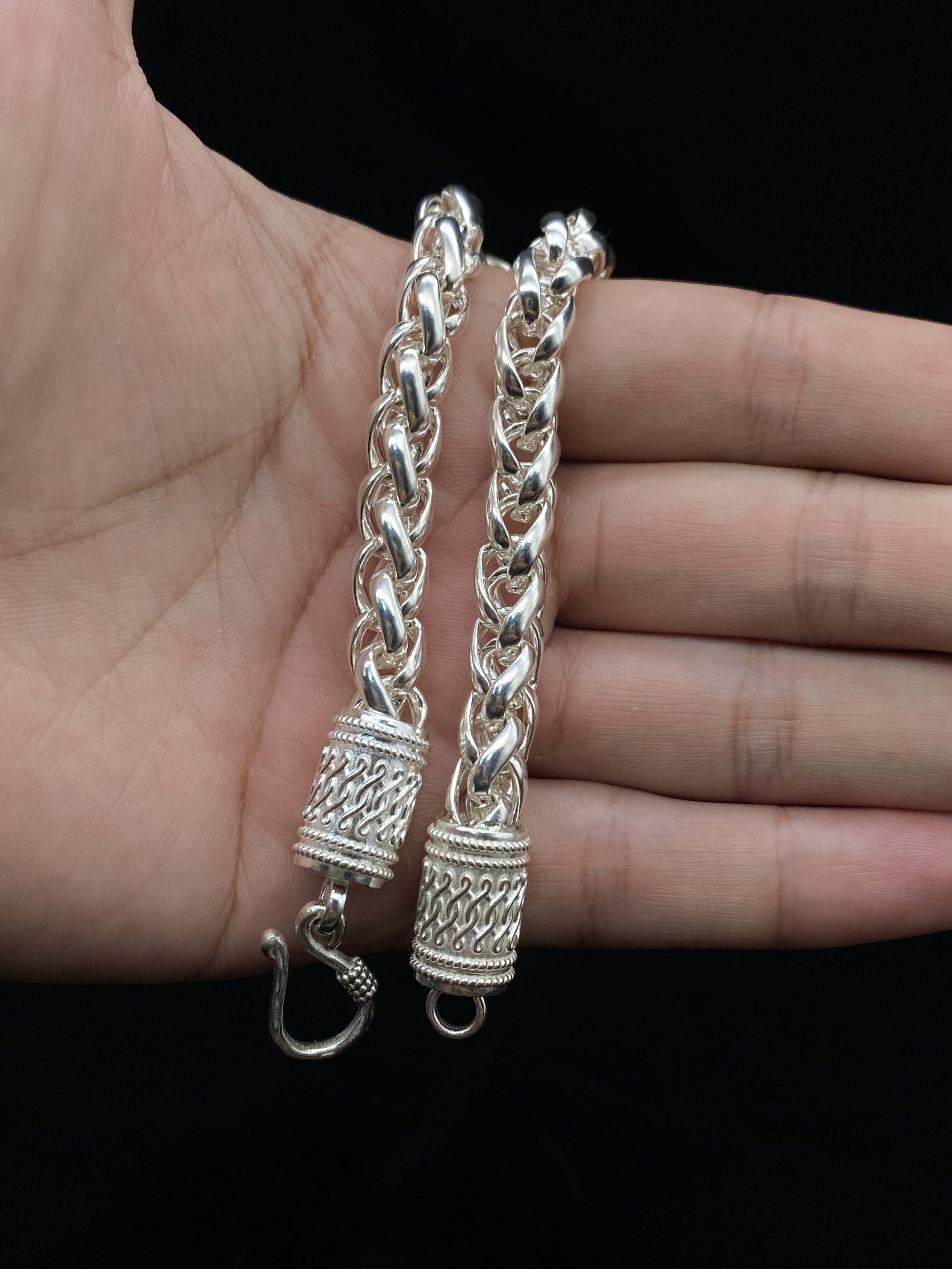 8mm Bracelet chain 925 Sterling Silver