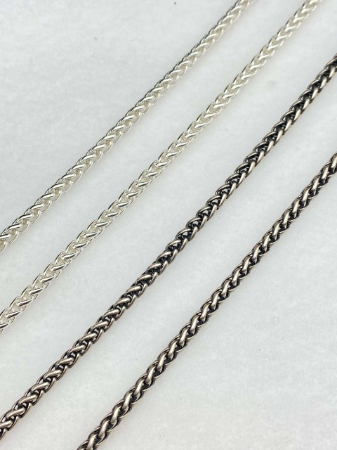 3mm,4mm,5mm Silver Chain Mens Chain Sterling 925 Chain