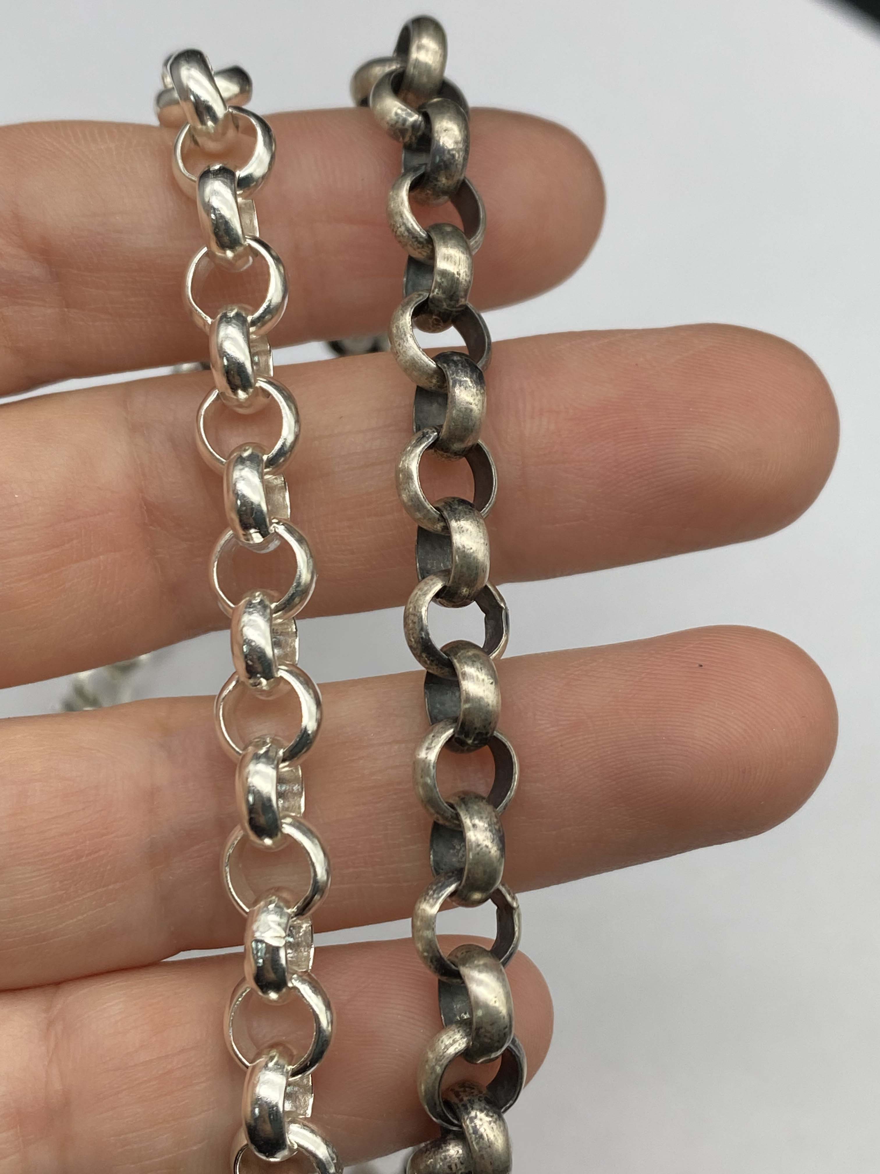 3mm,4mm,5mm,6mm,7mm Silver Chain Mens Chain Sterling 925 Chain