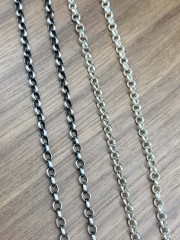 3mm,4mm,5mm,6mm,7mm Silver Chain Mens Chain Sterling 925 Chain