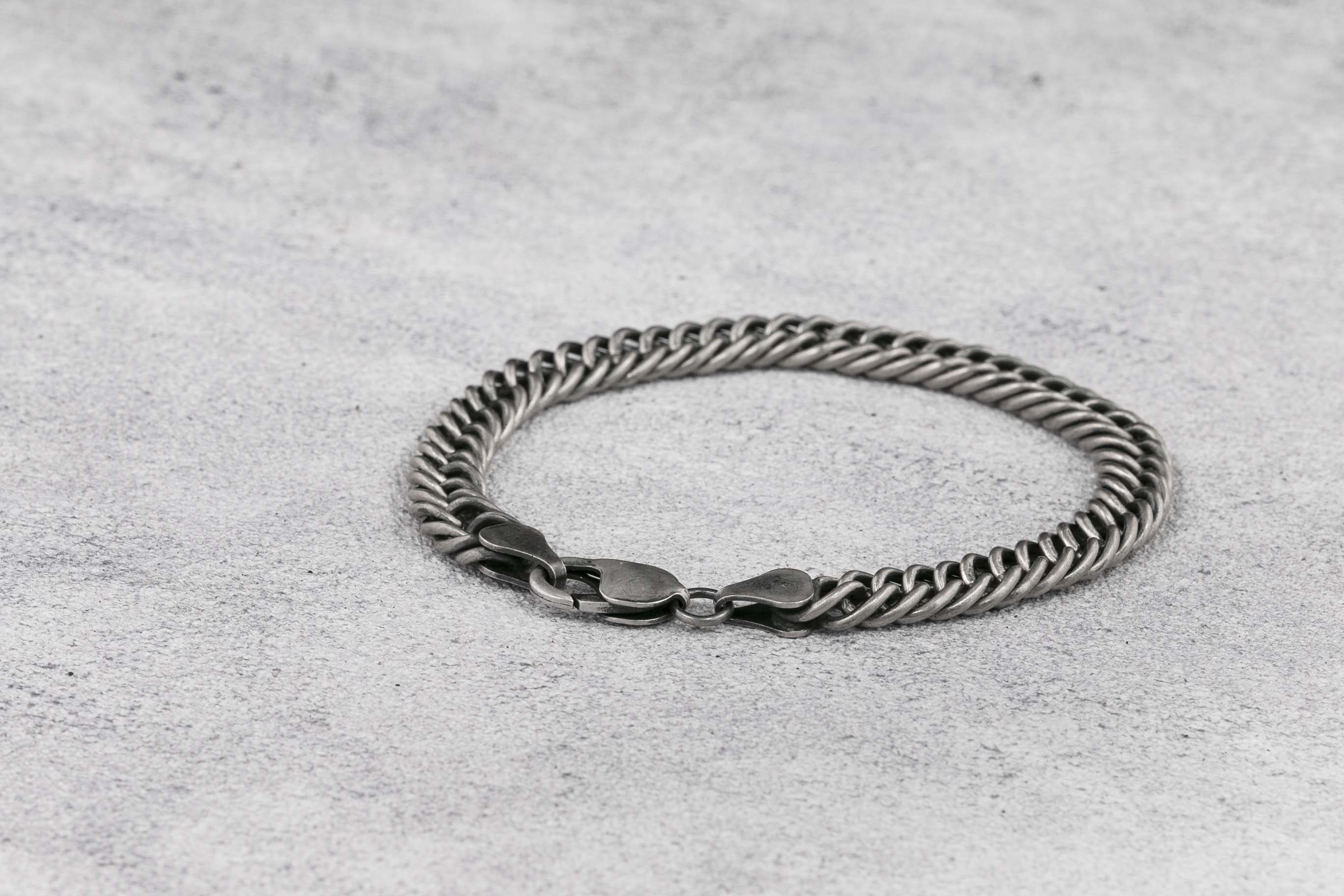 925 Sterling Silver Guban Chain Bracelet 9mm Bracelet chain 9mm