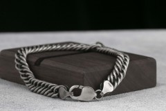 925 Sterling Silver Guban Chain Bracelet 9mm Bracelet chain 9mm