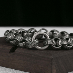 12MM 925 Sterling Silver Rolo Chain Bracelet