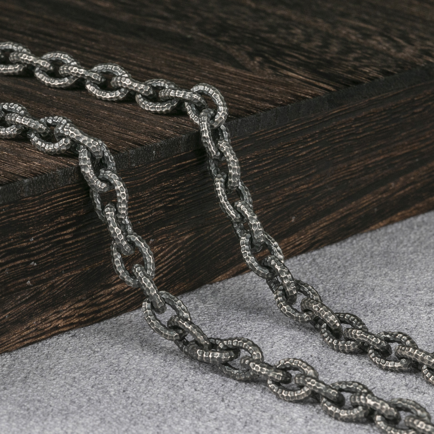 925 Silver Chain Mens Chain  8mm handmade Silver Chain