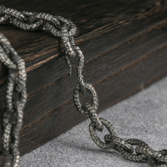 925 Silver Chain Mens Chain  8mm handmade Silver Chain
