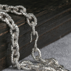 925 Silver Chain Mens Chain  8mm handmade Silver Chain