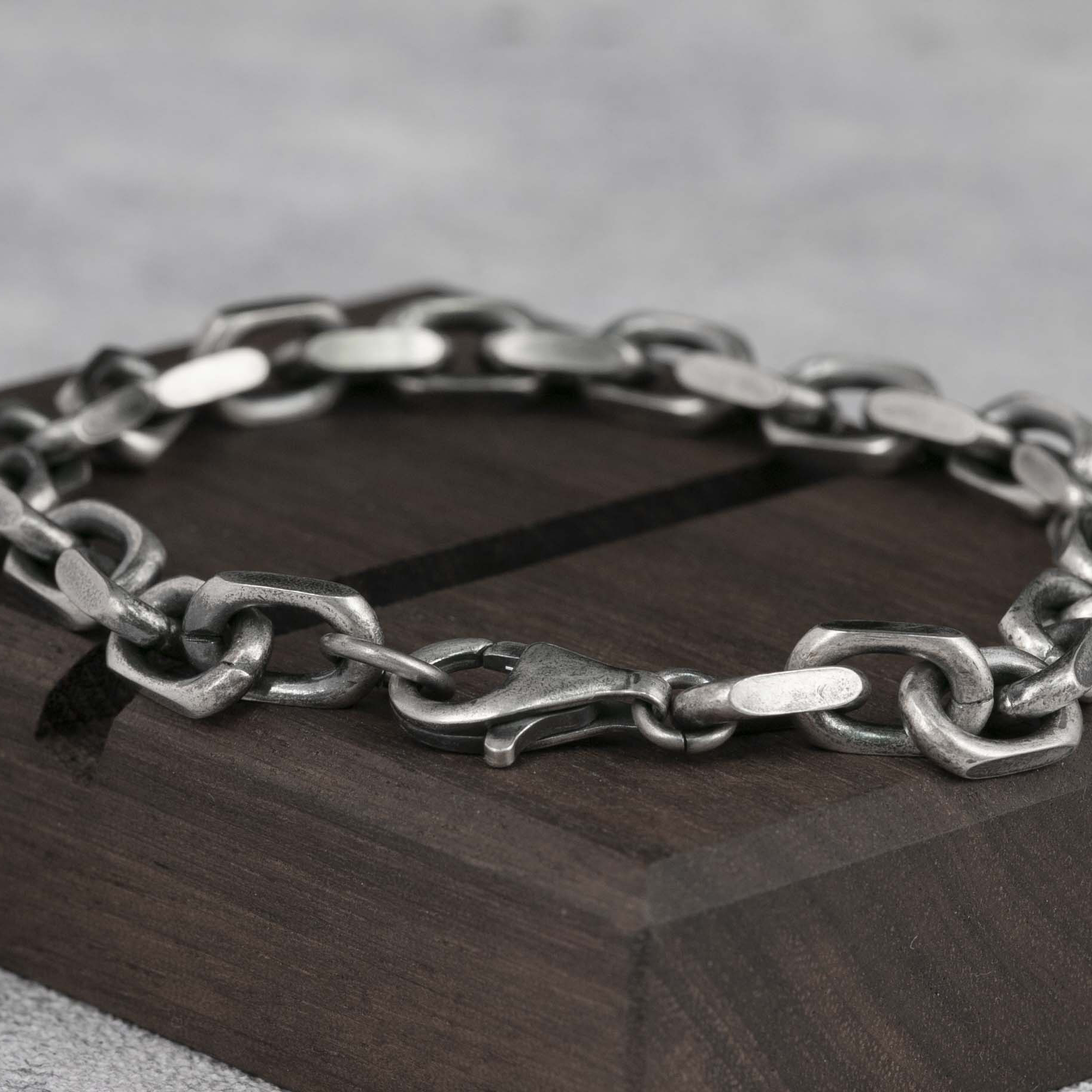 7.2mm Bracelet chain 925 Sterling Silver