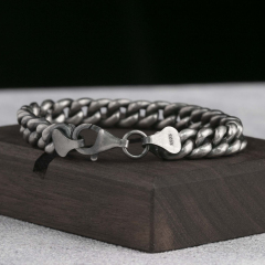 9mm Mens Silver Bracelet 925 Sterling Silver