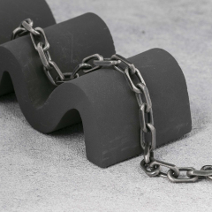 Mens Silver Bracelet Cable Chain Bracelet  925 Sterling Silver 7MM
