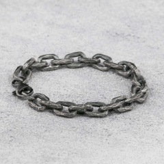 Silver Bracelet Cable Chain Bracelet  925 Sterling Silver 5.5MM