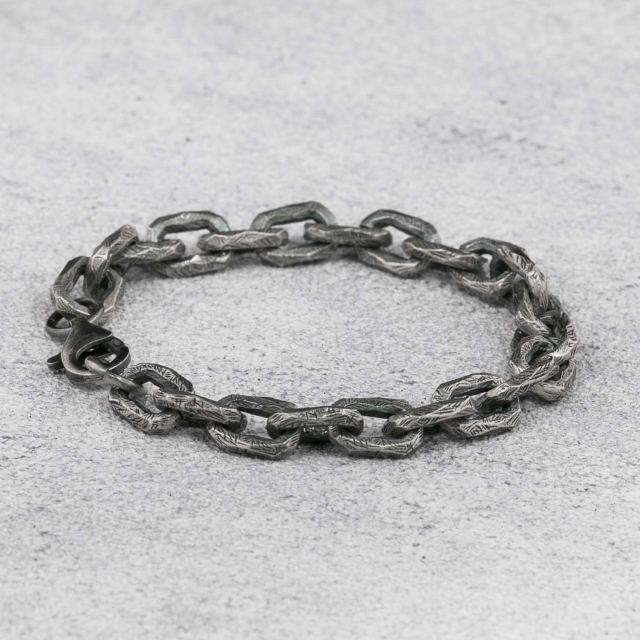 Silver Bracelet Cable Chain Bracelet  925 Sterling Silver 5.5MM
