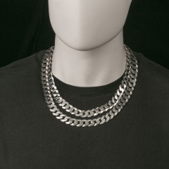 Silver Chain Mens Chain Sterling 925 Chain13mm