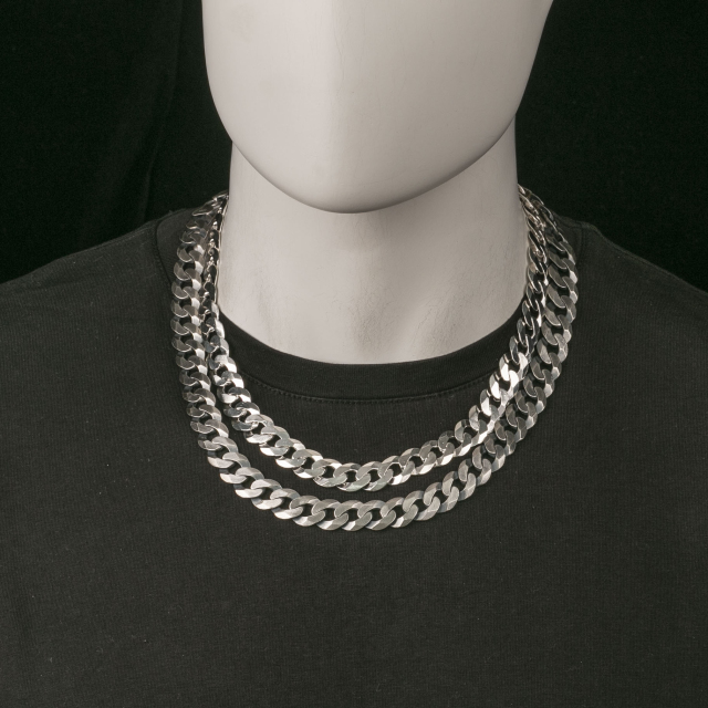 Silver Chain Mens Chain Sterling 925 Chain13mm
