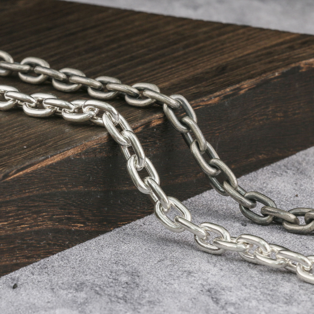 925 Silver Chain Mens Chain Handmade Silver Chain Chunky Chain 12mm