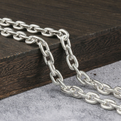 925 Silver Chain Mens Chain Handmade Silver Chain Chunky Chain 12mm