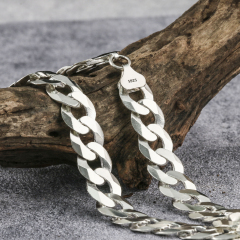 Silver Chain Mens Chain Sterling 925 Chain13mm