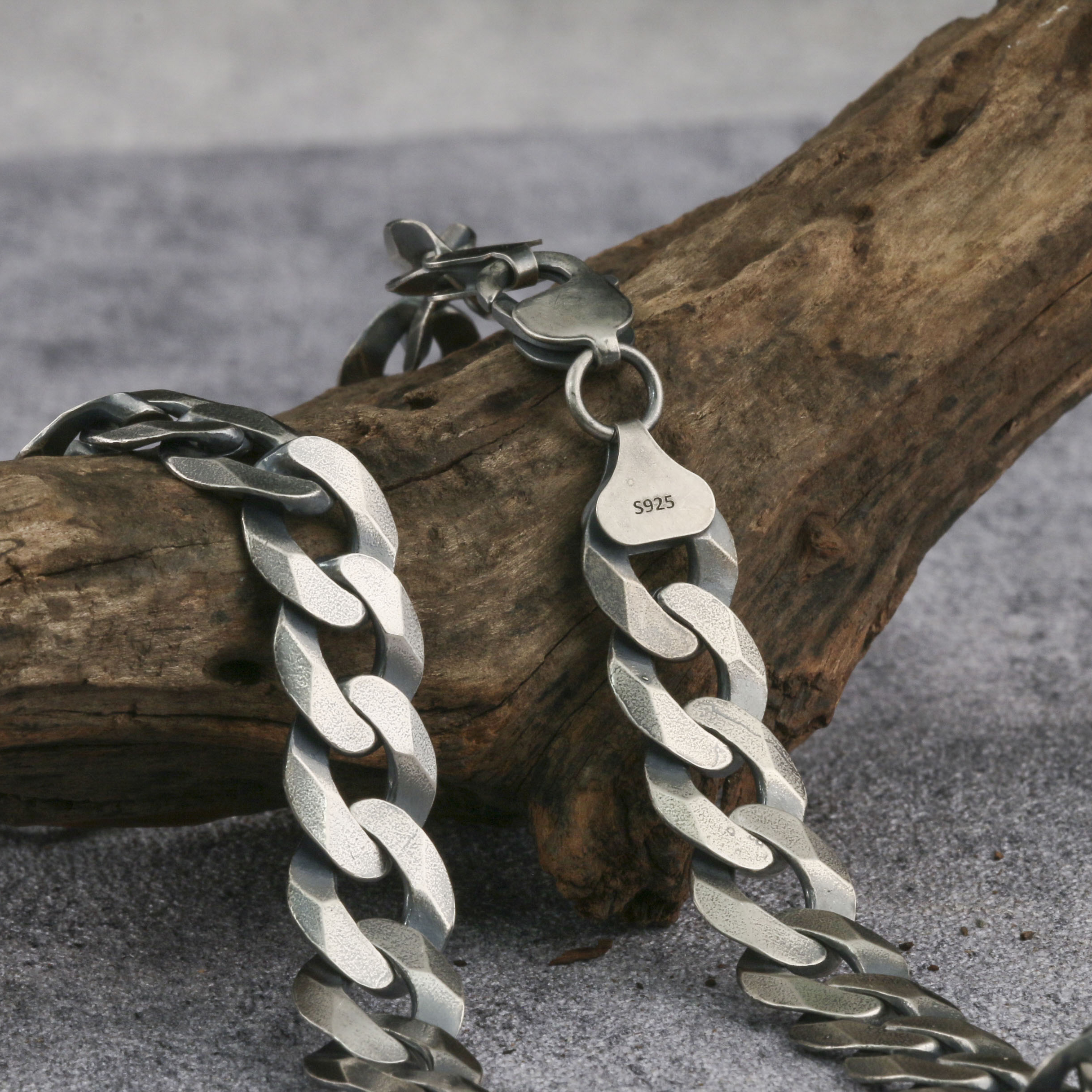 Silver Chain Mens Chain Sterling 925 Chain13mm