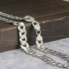 Silver Chain Mens Chain Sterling 925 Chain13mm
