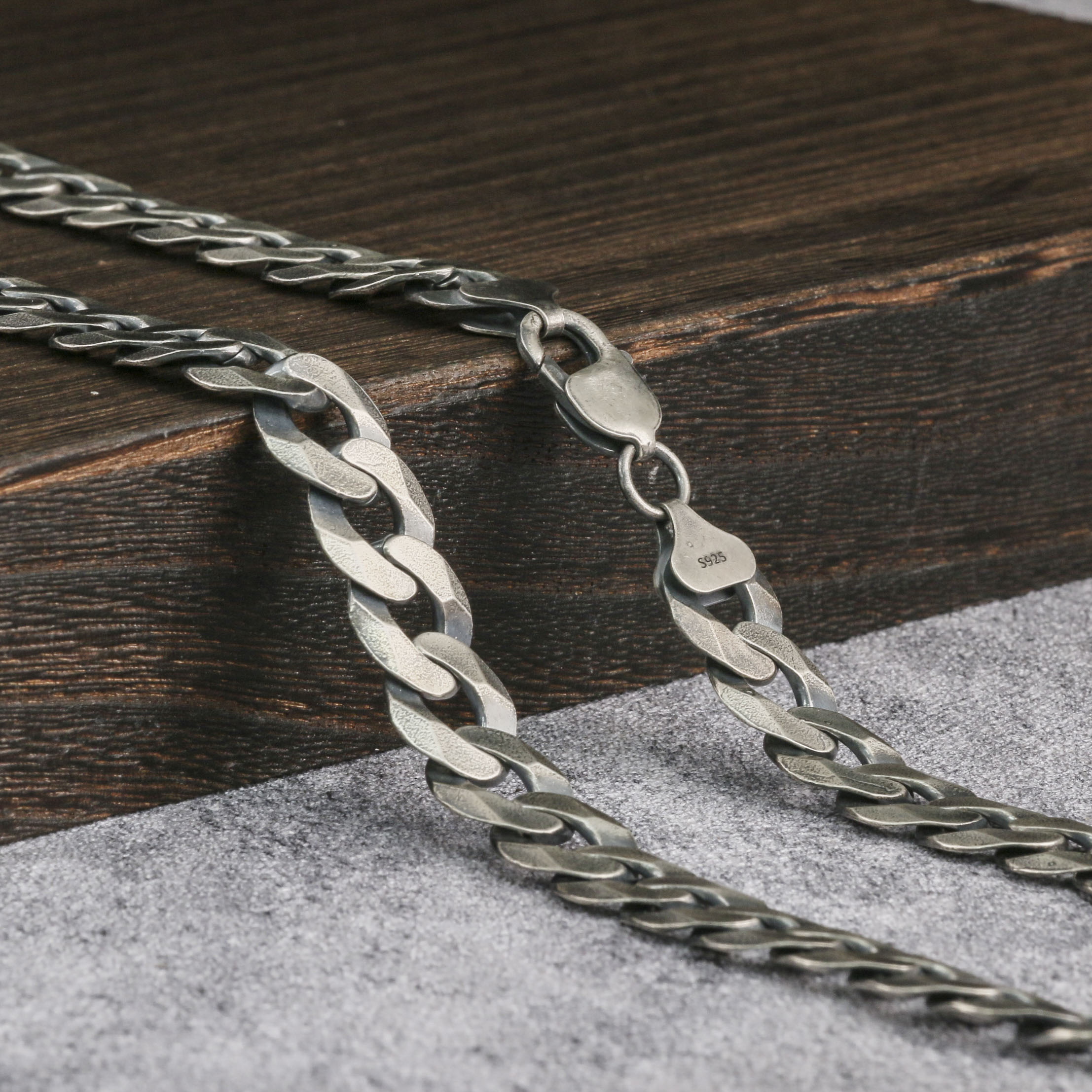 Silver Chain Mens Chain Sterling 925 Chain13mm