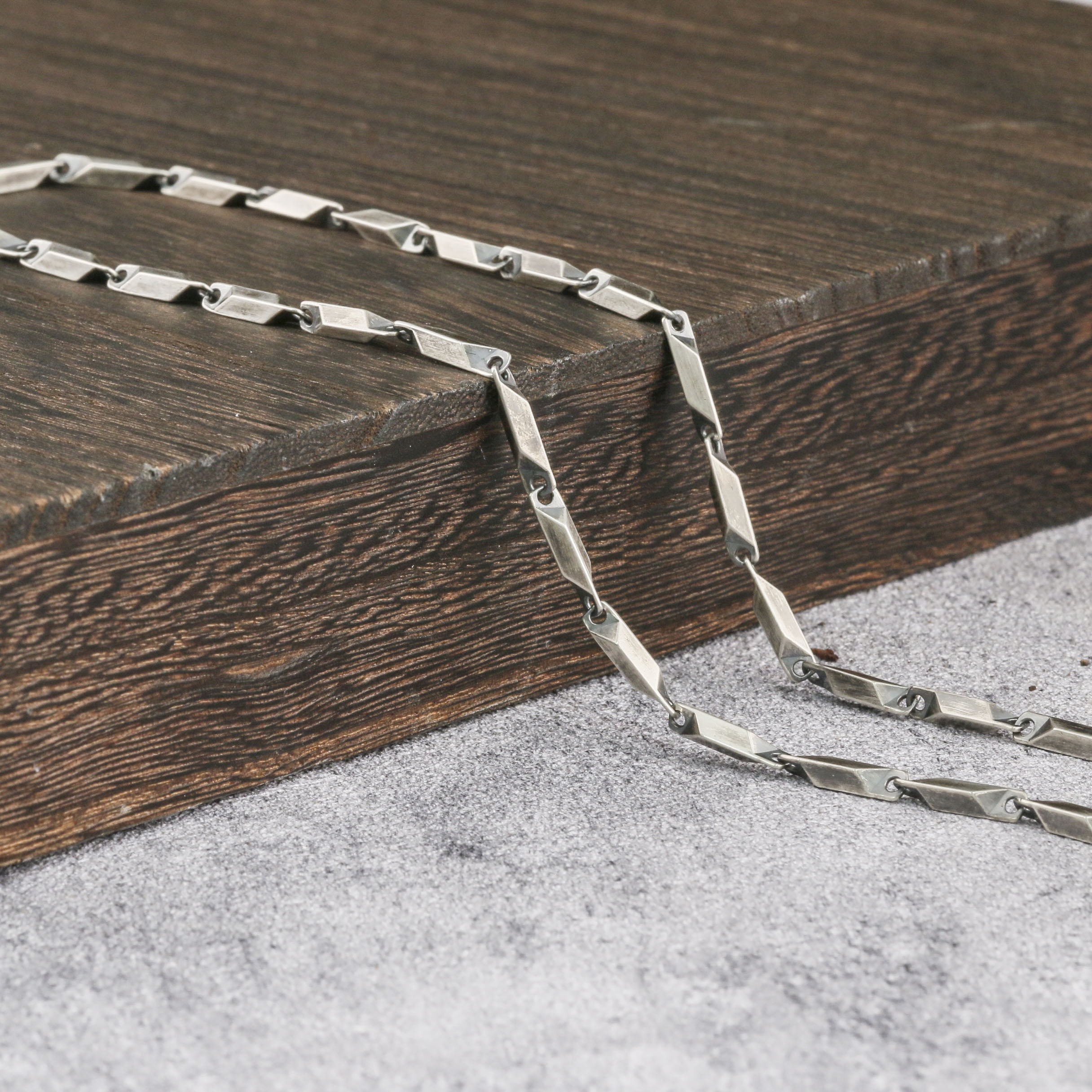 925 Solid Silver Chain Mens Necklace 3.4mm