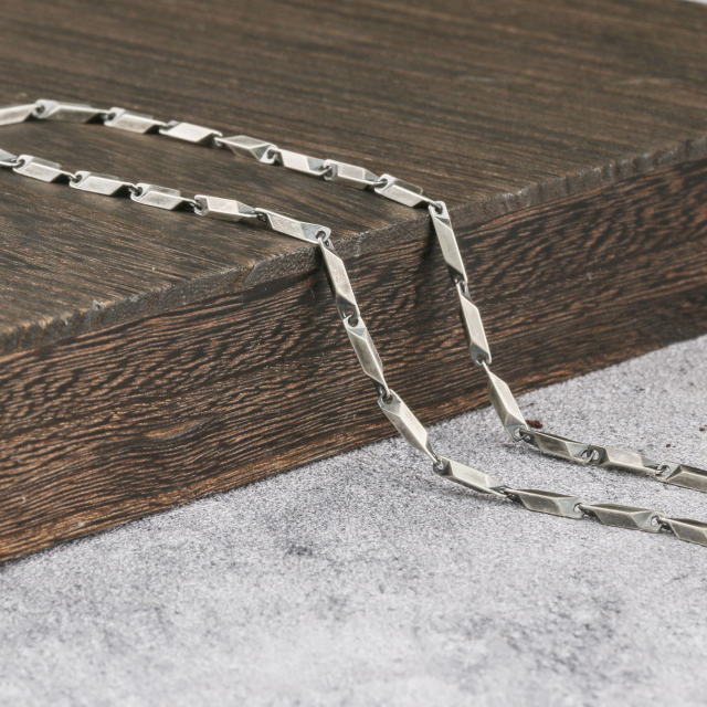 925 Solid Silver Chain Mens Necklace 3.4mm