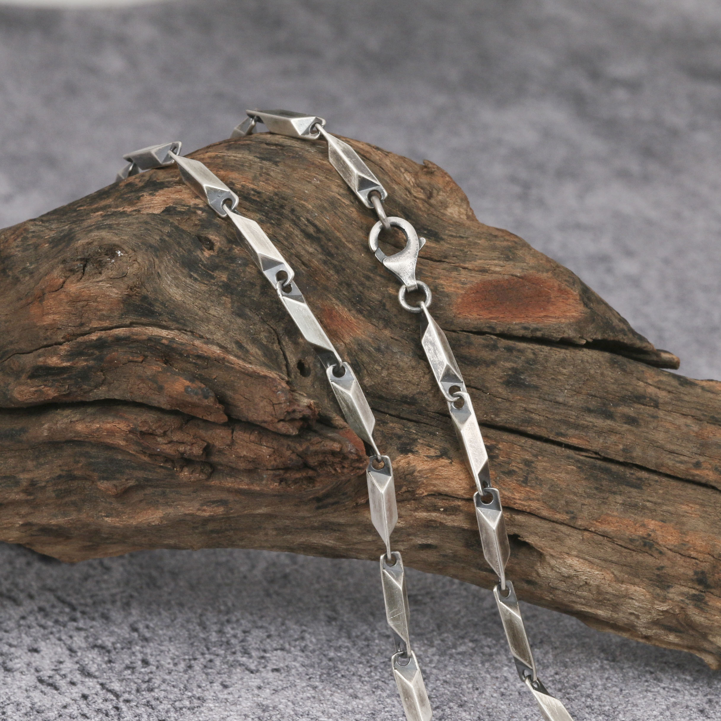 925 Solid Silver Chain Mens Necklace 3.4mm