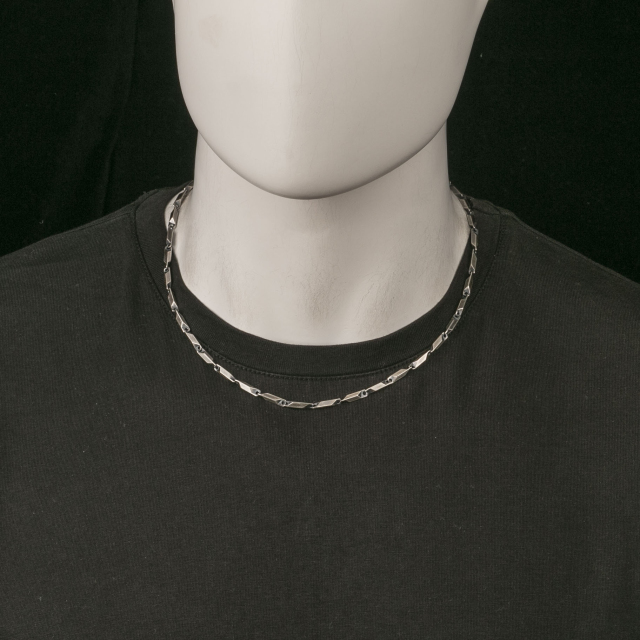 925 Solid Silver Chain Mens Necklace 3.4mm