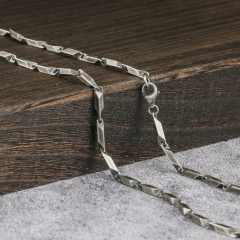 925 Solid Silver Chain Mens Necklace 3.4mm
