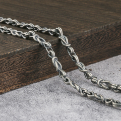 8mm Anchor Chain Chunky Chain Viking Chain 925 Serting Silver Chain For Men