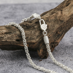 3.5mm Byzantine Chain 925 Solid Silver