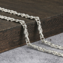 8mm Anchor Chain Chunky Chain Viking Chain 925 Serting Silver Chain For Men