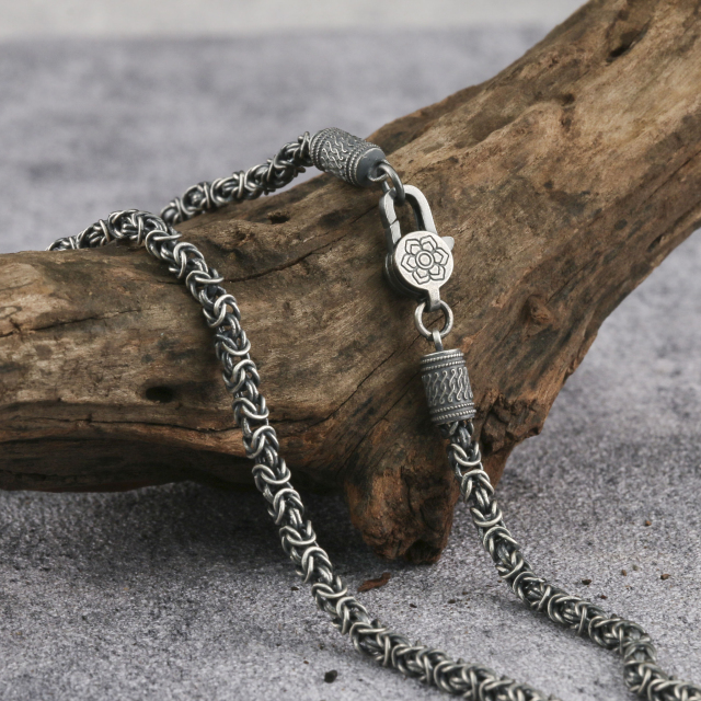 3.5mm Byzantine Chain 925 Solid Silver