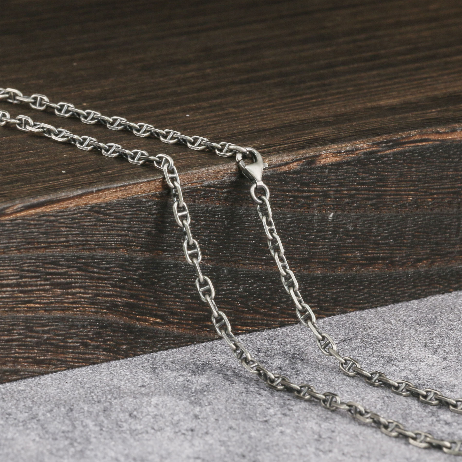 4.6mm Anchor Chain 925 Serting Silver