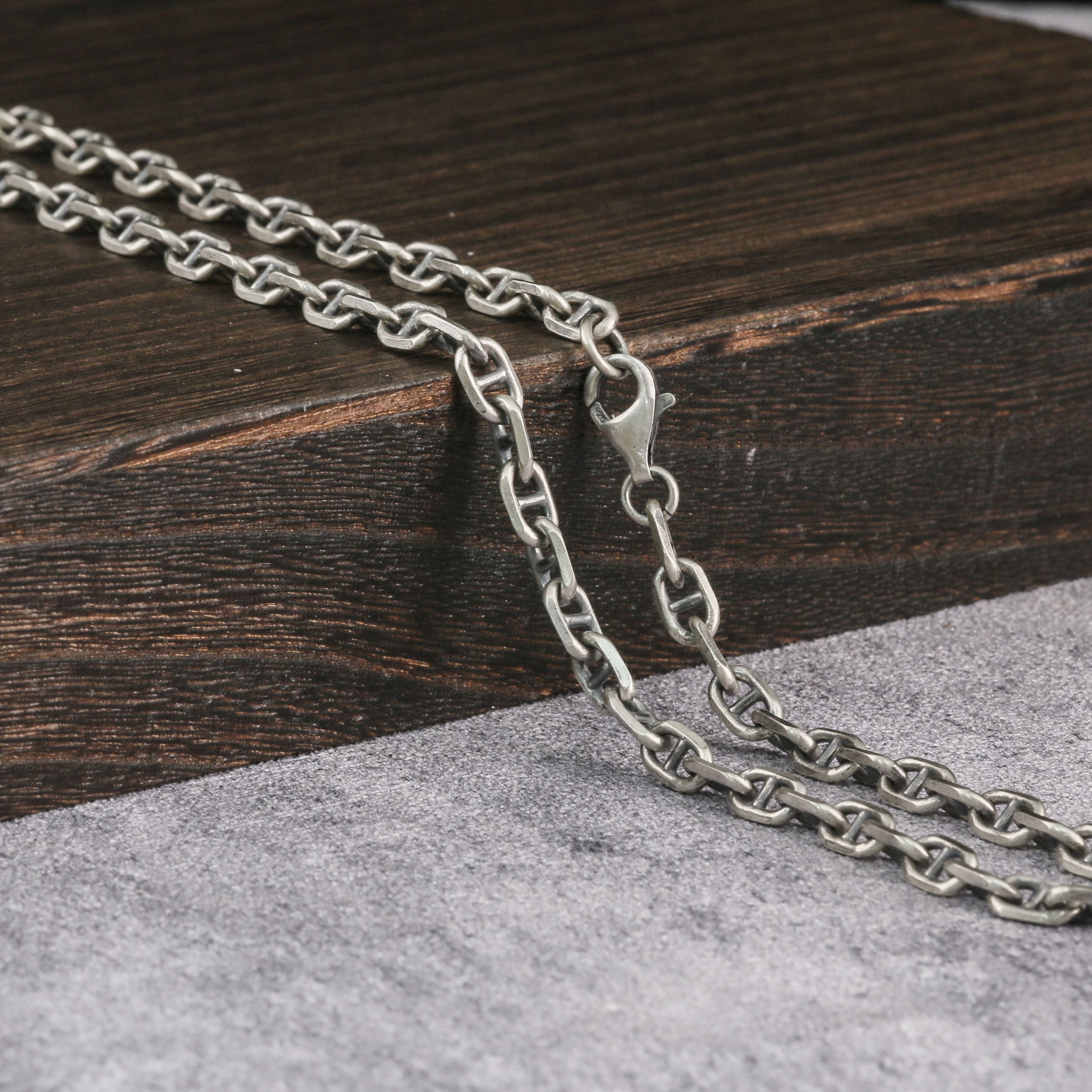 4.6mm Anchor Chain 925 Serting Silver