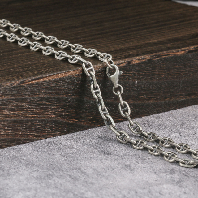 4.6mm Anchor Chain 925 Serting Silver