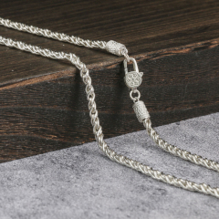 3.5mm Byzantine Chain 925 Solid Silver