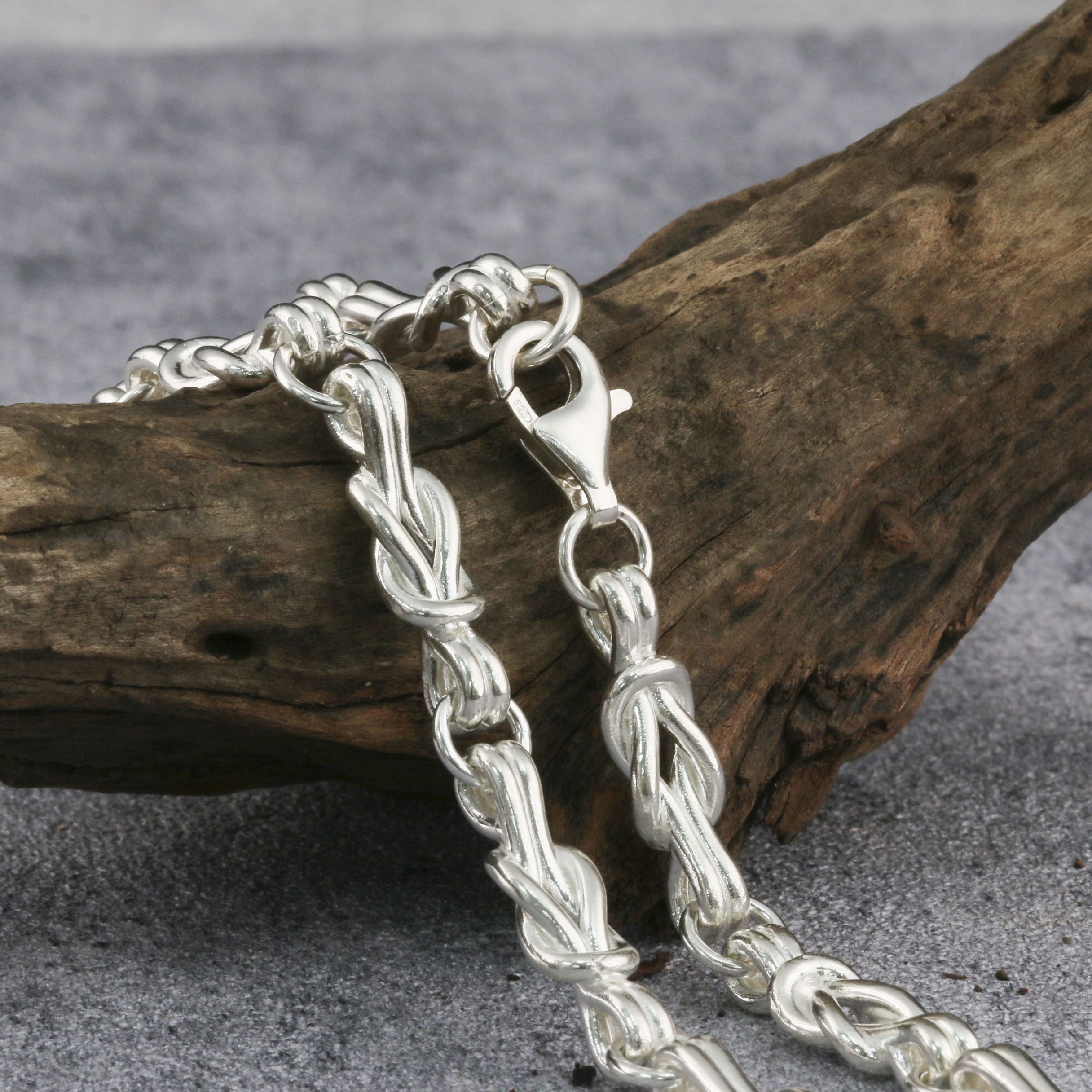 8mm Anchor Chain Chunky Chain Viking Chain 925 Serting Silver Chain For Men